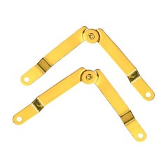 10Pcs Folding Lid Support Hinges for Jewelry Box Gift Wooden Boxes Cases Display