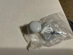 Amerock 232 White Allison Value 1-1/4″ Mushroom Cabinet Knob