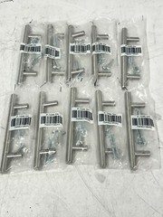 LOT OF 10 Pride Cabinet Drawer Bar Pull Satin Nickel 3-3/4″ CTC P-1096.SN