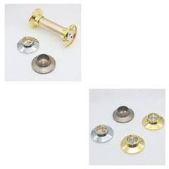 25mm Inner Dia Zinc Alloy Concealed Round Flange Seat Wardrobe Hanger Rod Holder