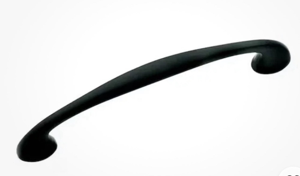 Amerock Everyday Heritage 3-3/4-in , 96mm Matte Black Arch BP4479FB Drawer Pull