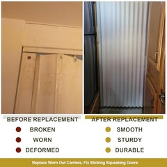 20 Pack Accordion/Folding Door Carrier Replacement for JR Products 81865, RV