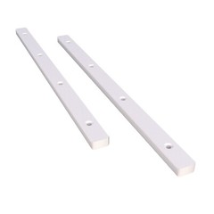 Plastic Drawer Rail 3/4″ Extension Side Mounted White 11-1/4″