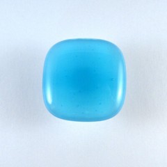 Summer Sky Glass Cabinet Knob – Colormax (118 colors) Rounded Square Blue