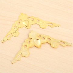 20PCS Retro Metal Scrapbooking Jewelry Box Corner Protector Guard Chest 2 Color