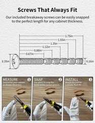 3.75 Inch (96mm) Hole Centers Solid Beech Wood Cabinet Handle, Natural Wooden…