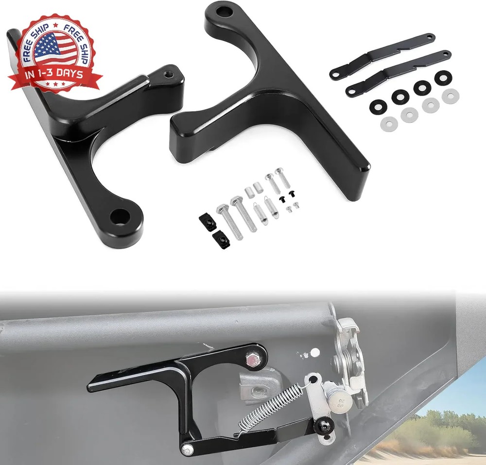Aluminum Door Handles for Can-Am Maverick X3 Accessories, UTV Door Latches Compa