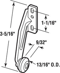 R 7148 13/16 In., Right Hand Drawer Track Roller (2 Pack)