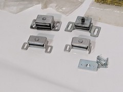 Lot of 16 Pieces (mostly) Stanley Cabinet Hardware, Incl. (7)SP46 Magnetic Catch