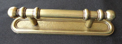 LOT 6 New Amerock Burnished Brass Cabinet or Drawer Pull + Backplate BP-743-BB