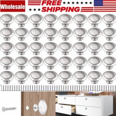 2-200 X Stainless Steel Cabinet Door Handles Kitchen Bathroom Drawer Pulls Knobs