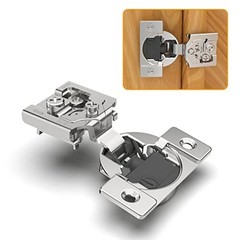 3/4″ Overlay 4D Soft Close Concealed Hinges for Face 3/4 inch Overlay 60 Pack