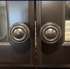 Liberty Hardware PBF524H 38mm Venetian Bronze Cabinet Drawer Metal Knob New