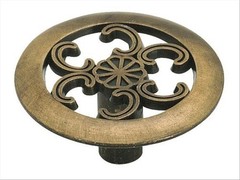 NEW in Package Amerock 890ABS Antique Brass Everyday Heritage Knob with Screws