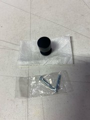 Amerock Balon 1 inch (25mm) Diameter Matte Black Cabinet Knob, BP37480MB