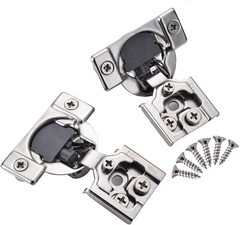 Compact Soft Close Face Frame Cabinet Hinges 3D Adjustment 1/2″ Overlay