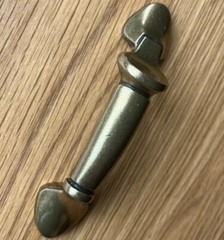 Vintage Hardware Pull Cabinet Drawer Door Handle Amerock Thumb Antique Bronze