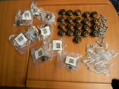 Lot of 30 Antique English Solid Brass Rope Cabinet Knobs/Drawer Pulls 1.25″