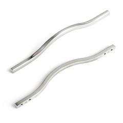 Goo-Ki Low Profile Satin Nickel Cabinet Pulls 6.3”/7.6” Zinc Alloy 6-Pack