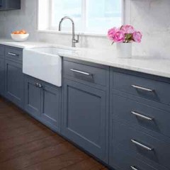 Sumner Street Home Hardware Kent knurled 7-in Center to Center Satin Nickel Pull