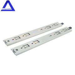 1 Pair With Lock Heavy Duty Drawer Slides 16 Inch 150 Lbs Extension Rails Rail