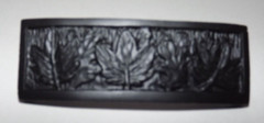 Sierra Lifestyles Drawer Pull Black Leaves Wrought Iron 4″ x 1.5″ Lodge Rustic