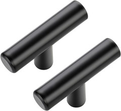 30 Pack Black Cabinet Knobs, Single Hole Drawer Handles, 2 Inch | round Pull Sha