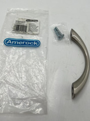 QTY 4 Amerock BP53003G10 3-3/4″ 96mm C-to-C Satin Nickel Cabinet/Drawer Pull