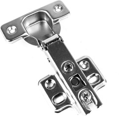 Berta (20 Pieces) Full Overlay Frameless European Hinges, 105 20, Metal