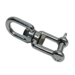 Stainless Steel 1/4″ JAW EYE Swivel Marine Mooring SS-316 – 600 lbs