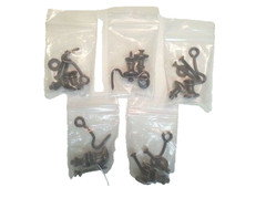 Knobs and Hooks, Generic, Bronze finish, (Lot of 5)