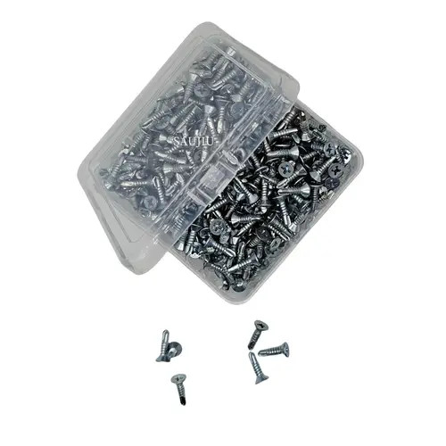 450pcs-M4.2*16mm/0.63in, Self Drilling Screws – Fasteners Screws with Countersun