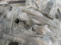 Lot of 87 Cabinet Pulls Mixed Brands 25 Pounds Round and Bar