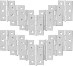20pcs 2 Inch Butt Hinges Stainless Steel Cabinet Hinges Small Door Hinges Window