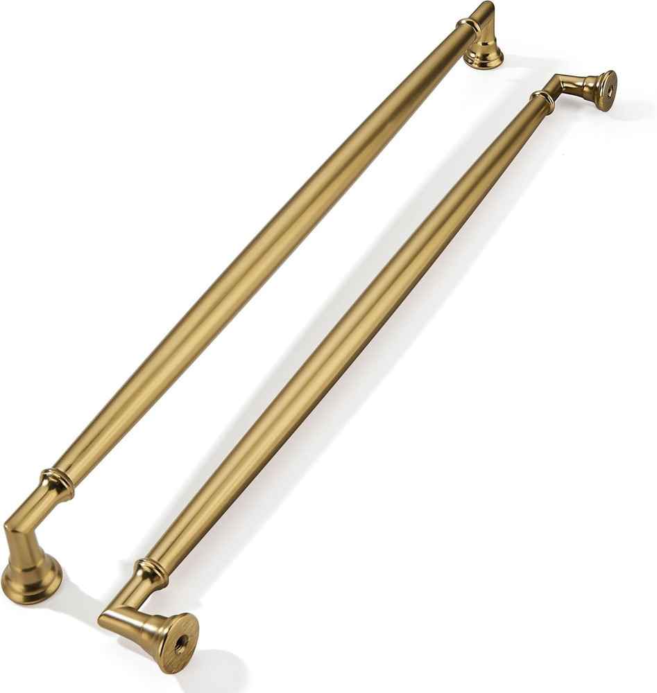 Champagne Bronze Cabinet Pulls – 5 Pack 12 Inch Solid Brass Handles