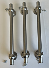 Set of 3 Stainless Steel Tubular Pull Handles Door Cabinet Appliance LSX L276