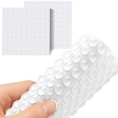 200 Pieces Cabinet Door Bumpers, 0.4inch Round Silicone Clear | Self Adhesive