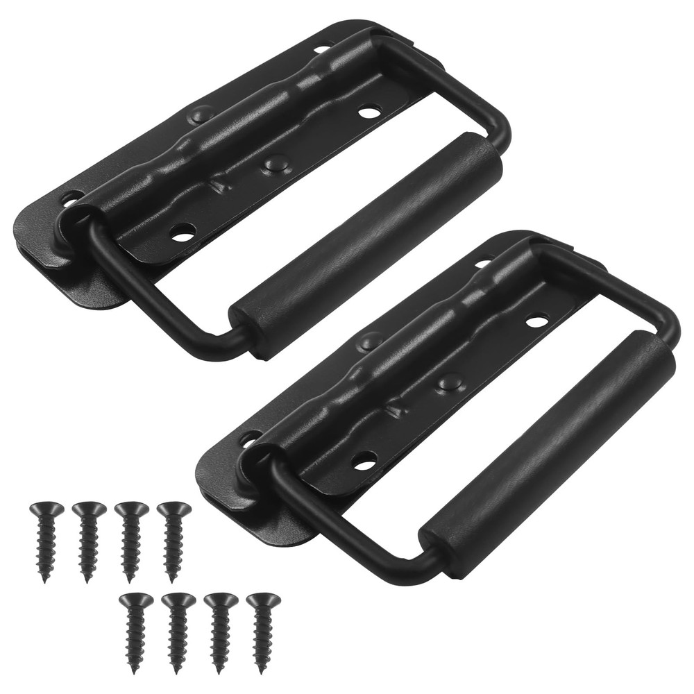 2 Pack 4.9 Inch Spring Loaded Case Handles, 304 Stainless Steel Chest Handle …