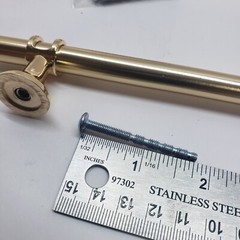 Kvosit 5 Pack 11″ Gold Dresser Pulls 8.82” Center Hole Champagne Bronze Long