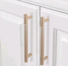Champagne Color Metal Cabinet Or Drawer Pulls Lot Of 4
