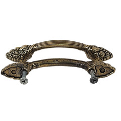 2 Amerock Fruit Natural Elegance Arch 5″ Drawer Pulls Burnished Brass 1332