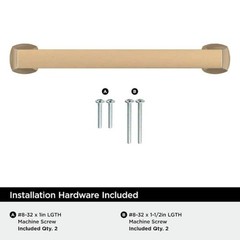 Amerock Hybridize 5-1/16 in. (128mm) Modern Champagne Bronze Bar Cabinet Pull