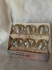 Six Artistic Handmade Glass Drawer Knobs – Instant Furniture Update
