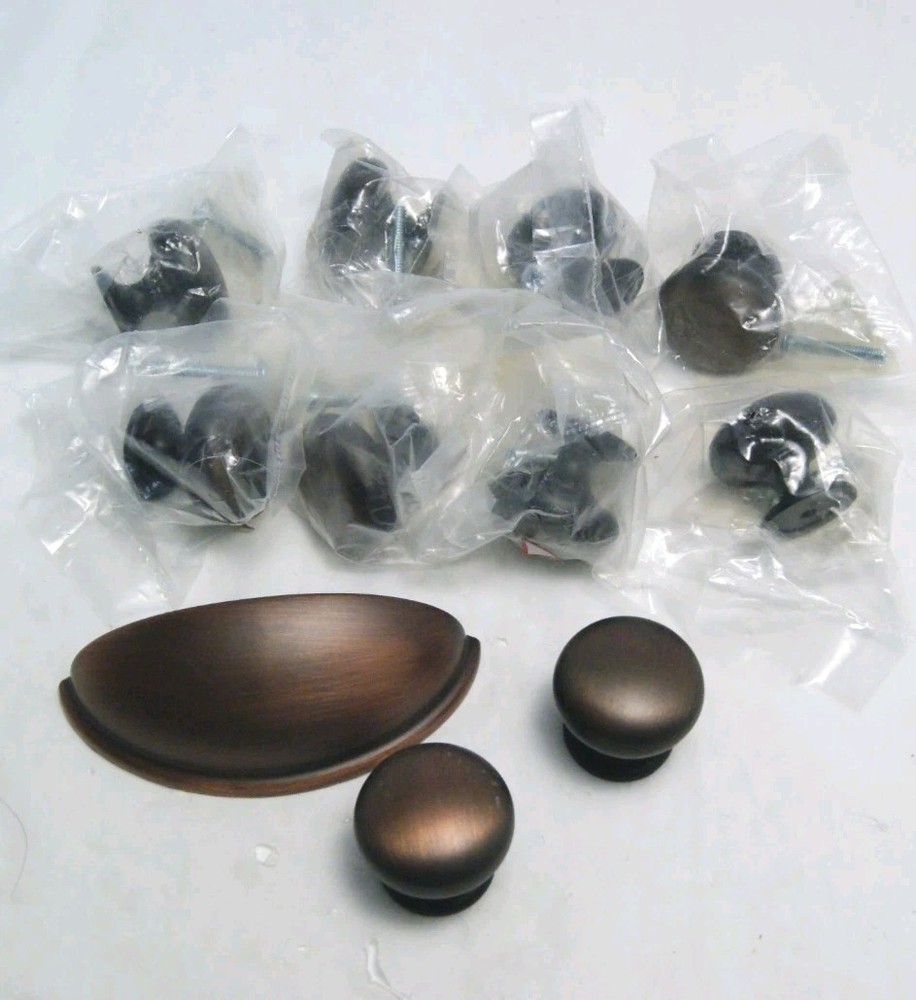 Jeffrey Alexander Mushroom Knob Lot Bronze Florence Brushed Oil Rubbed