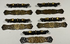 Vtg Amerock Carriage House Cabinet Drawer Pull Handle SET of 5
