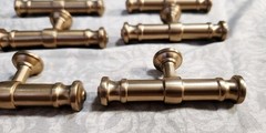 Lot of 30 3″ Button Knobble Cabinet Pulls Drawer Handles Champagne Bronze