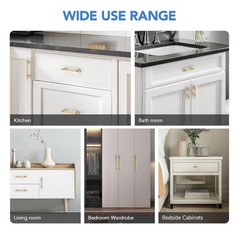 Home Edit 24 Pack 5” Gold Cabinet Handles Square Zinc-Alloy Pulls (READ 👇)