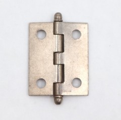 Vintage 1 x 1.25 in. Steel Cabinet Door Hinge