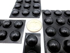 7/16″ Pad 3/16″ Tall Rubber Pad Feet Adhesive Backing For Electronics – Durable!