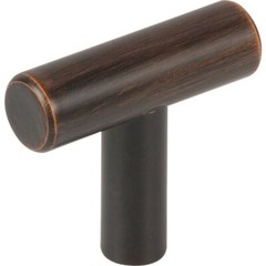 (10)-Elements Naples 1-9/16 In. Length Dark Brushed Bronze Bar Knob 40DBB